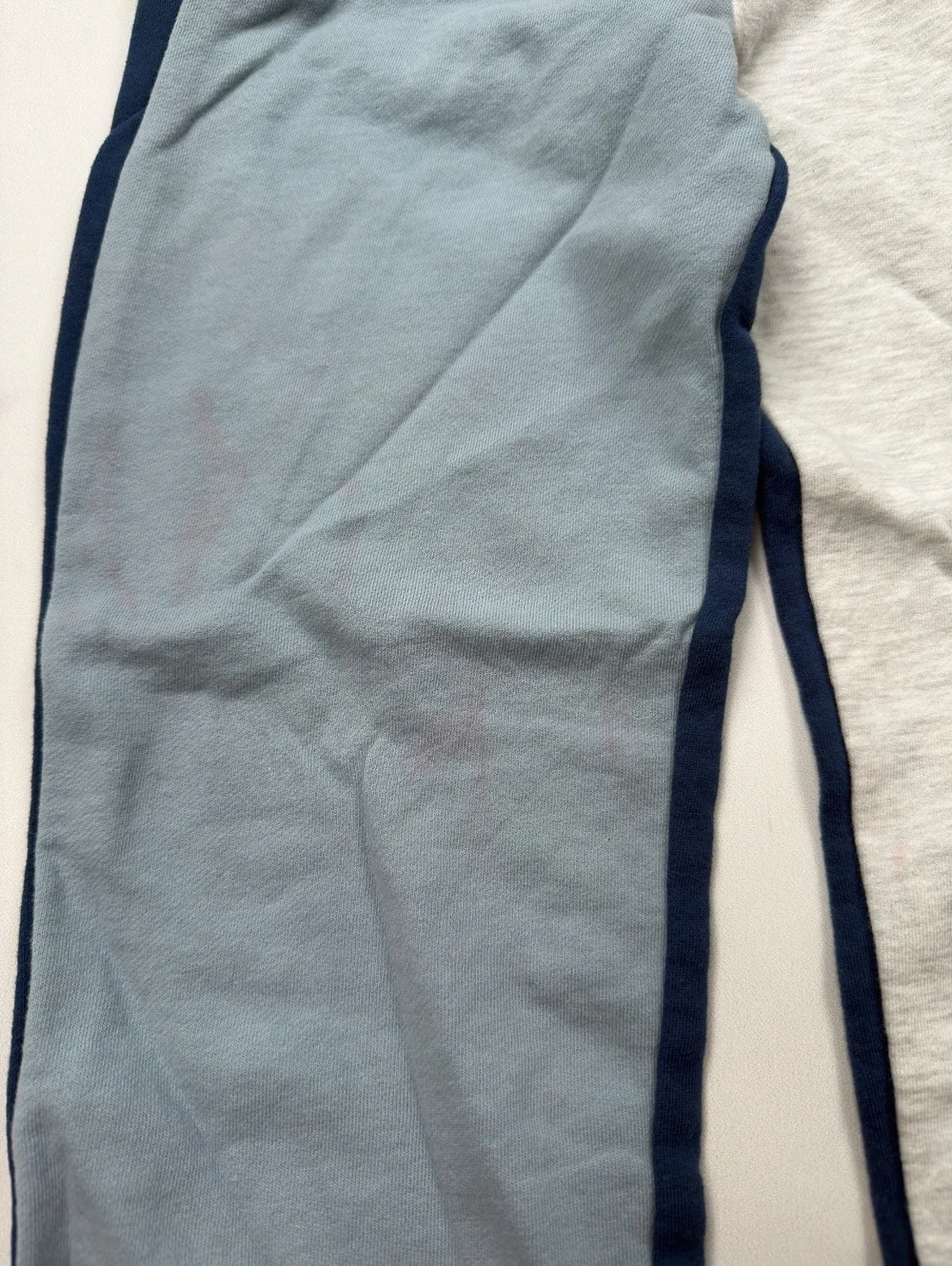 Kidpik Colorblock Sweatpants Blue Gray Relaxed Fit Lounge - Boys XXL